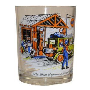 GULF OIL Collectors Series The Great Depression Years Rocks/Old Fashioned Glass